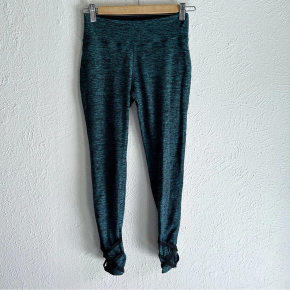 Beyond Yoga Overture Strappy Ballet Midi Legging Spacedye Green Sz Small - Picture 2 of 7